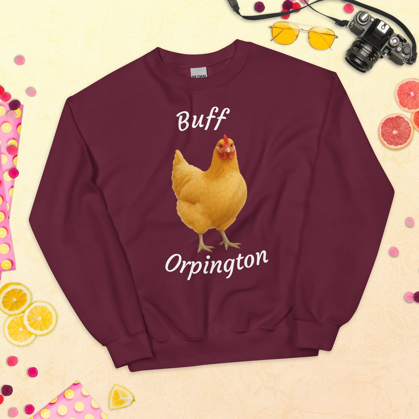 Buff Orpington Words Unisex Sweatshirt - Velora Luxury Fashion