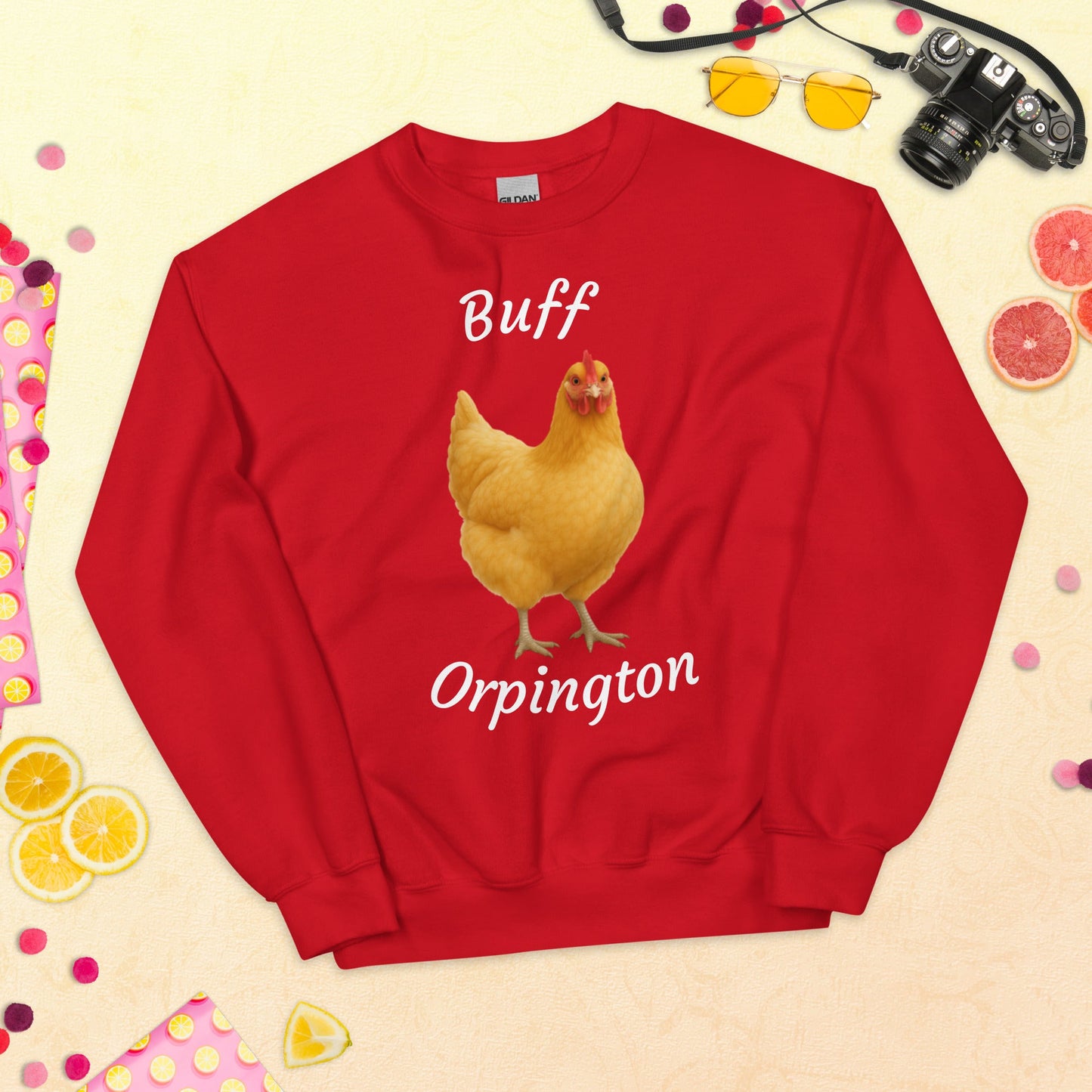 Buff Orpington Words Unisex Sweatshirt - Velora Luxury Fashion