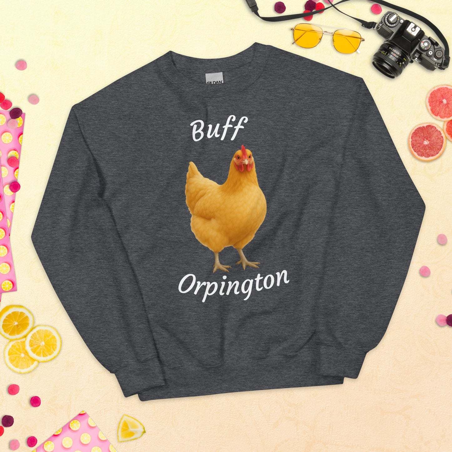 Buff Orpington Words Unisex Sweatshirt - Velora Luxury Fashion