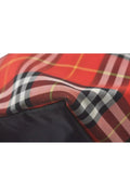 Burberry BLUE LABEL Check Shoulder Tote Bag Nylon Leather Red 9373K - Velora Luxury Fashion