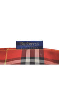 Burberry BLUE LABEL Check Shoulder Tote Bag Nylon Leather Red 9373K - Velora Luxury Fashion