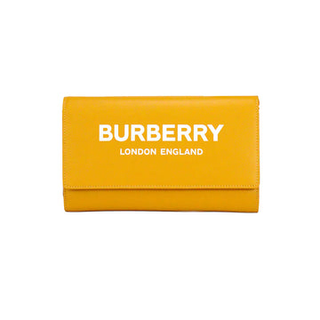 Burberry Hazelmere Leather Light Copper Orange Wallet Crossbody - Velora Luxury Fashion