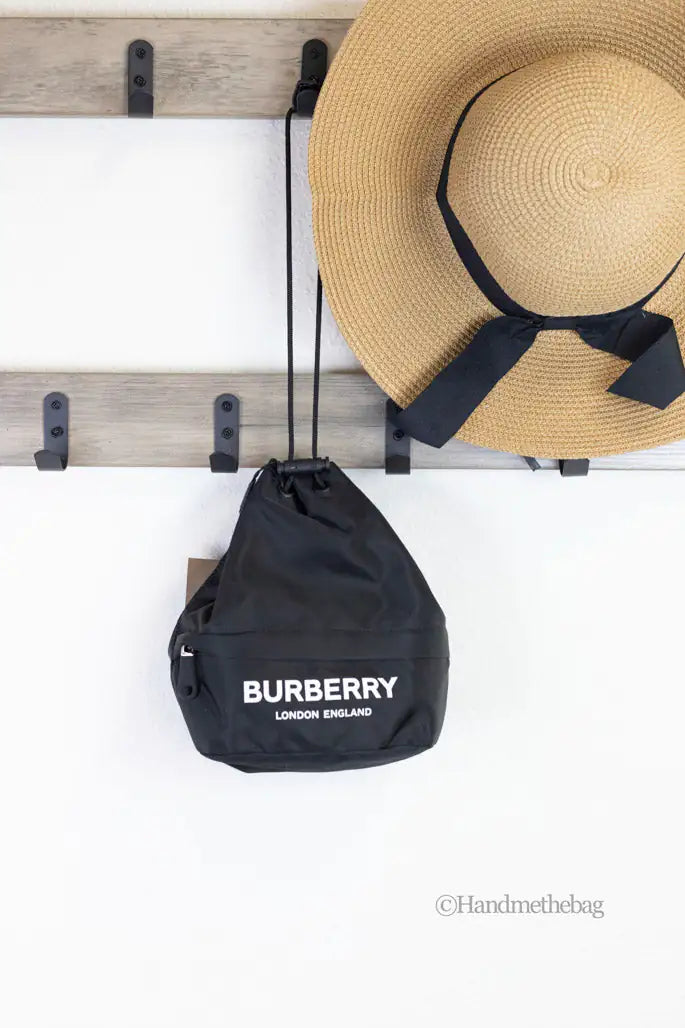 Burberry Phoebe Small Drawstring Bucket Bag - Velora Luxury Fashion