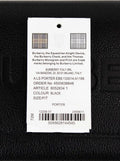Burberry Porter Black Leather Branded Embossed Clutch Flap Wallet - Velora Luxury Fashion