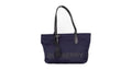 Burberry Small Navy Blue Branded Econyl Nylon Tote Bag - Velora Luxury Fashion