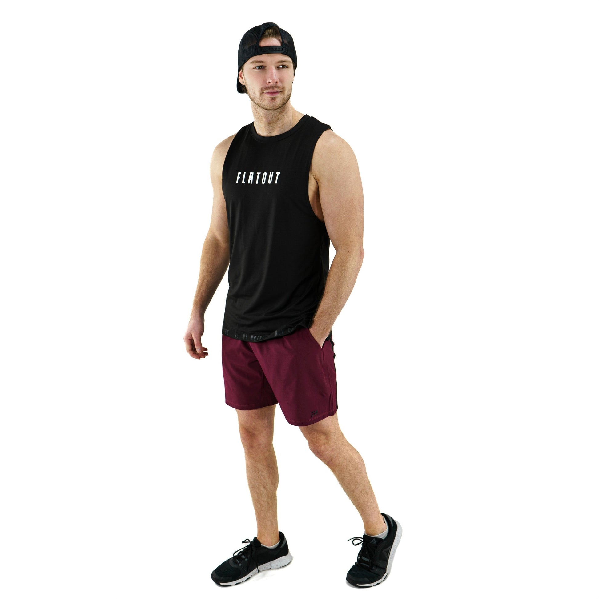 Unlimited Shorts Burgundy (7.5") - Velora