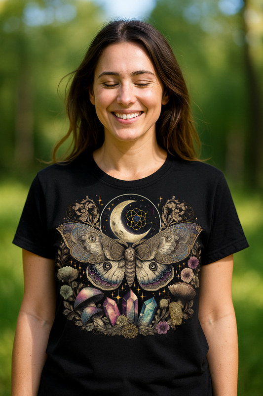 Butterfly and Crystals Tee - Velora