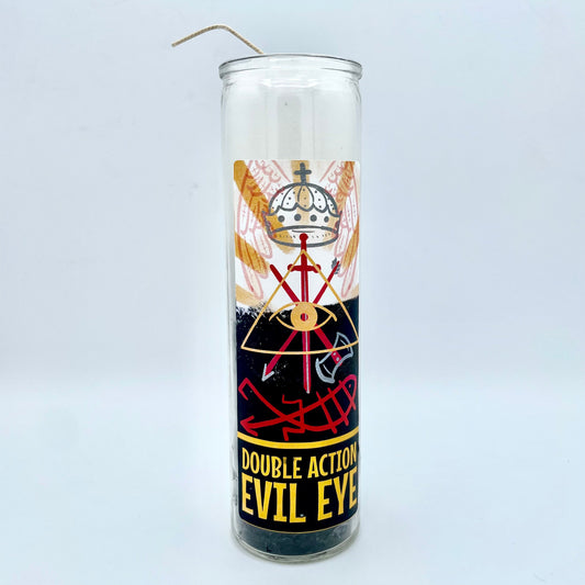 7 Day Candle - Double Action Evil Eye The Hermit's Lamp