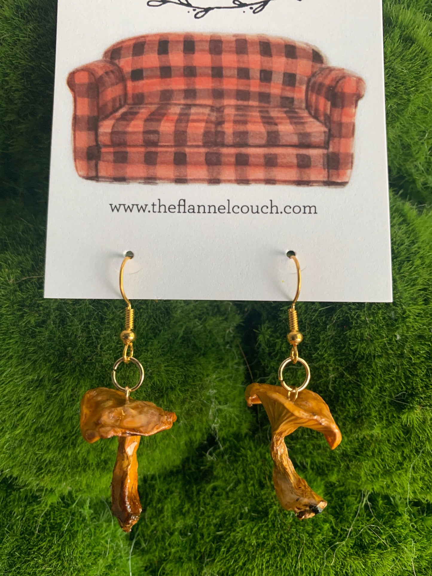 Wild Ontario Mushrooms Earrings www.Shopthatapp.com