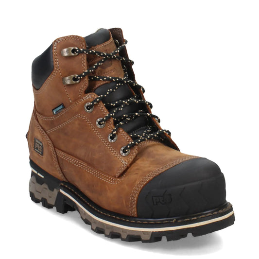 Timberland PRO Boondock 6" Composite Safety Toe Waterproof Brown 8 D - Wide