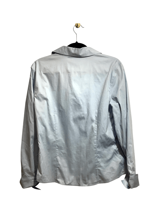 CALVIN KLEIN Regular fit Button-down Top in Blue - 12 - Velora