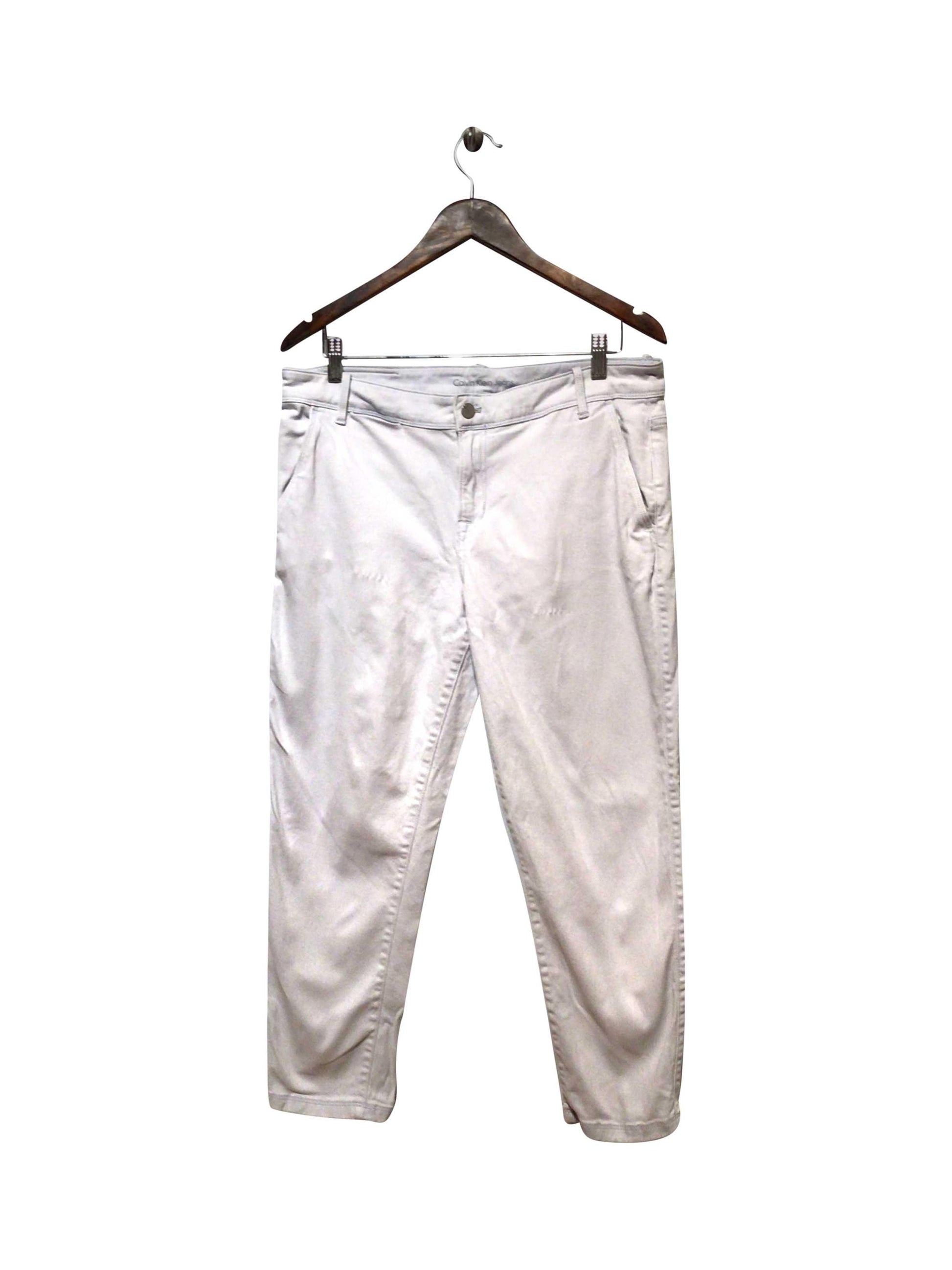 CALVIN KLEIN Regular fit Capri Pant in White - 31x26 - Velora