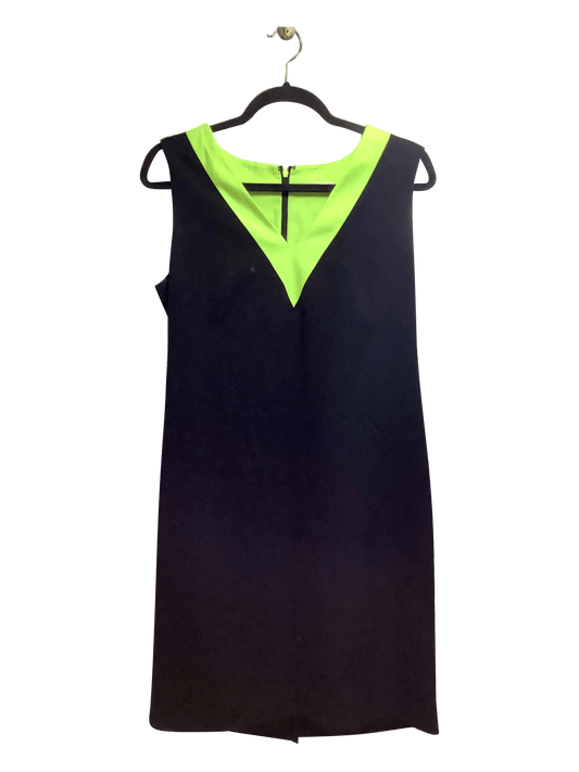 CALVIN KLEIN Regular fit Midi Dress in Black - 10 - Velora