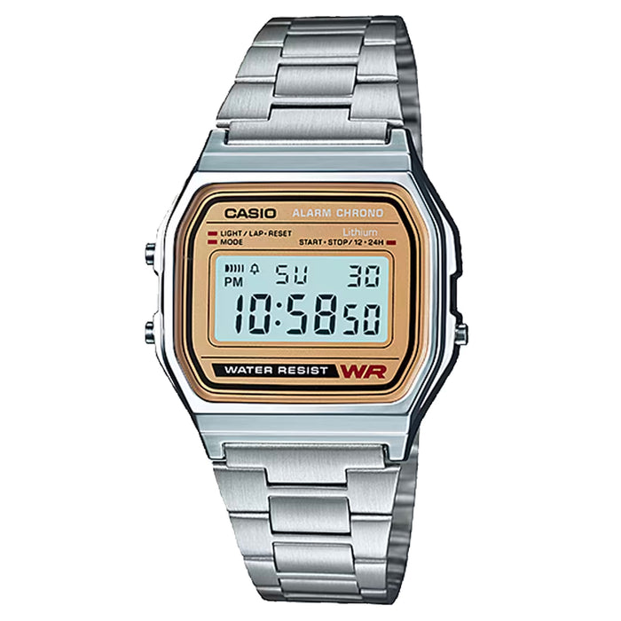 CASIO Vintage Metal Silver/ Gold | A158WEA-9