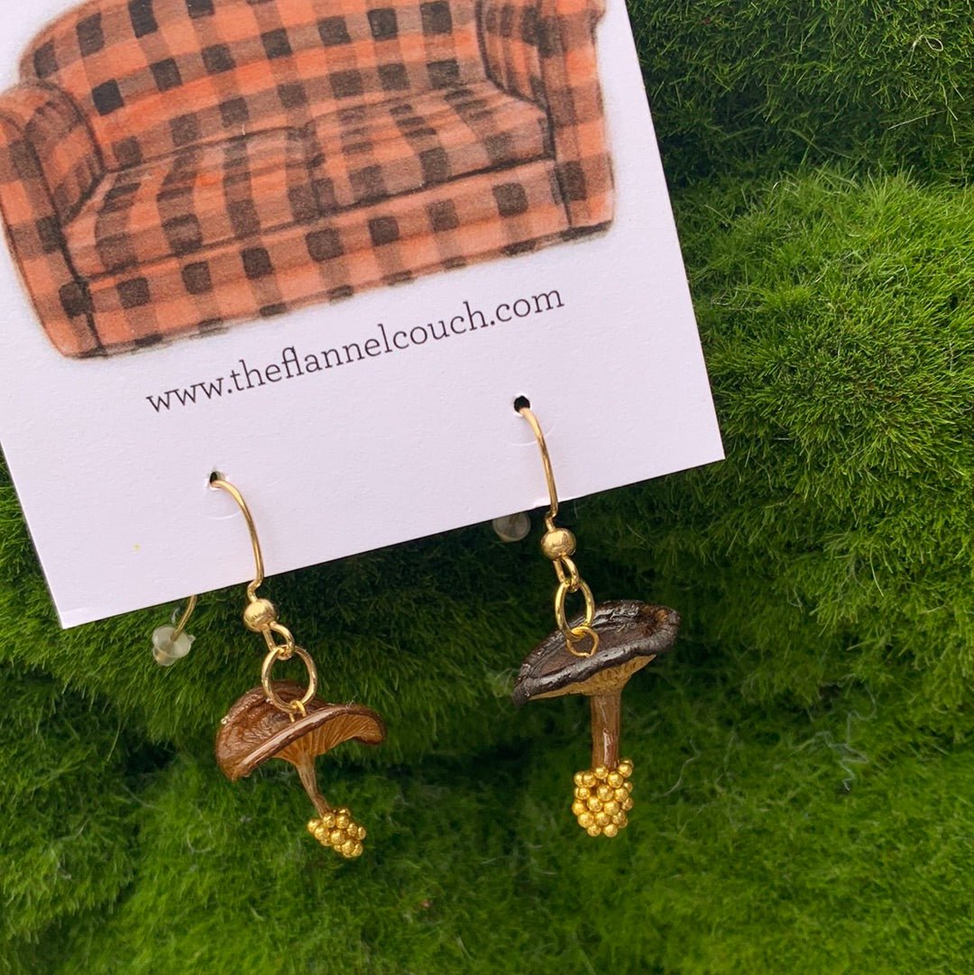 Wild Ontario Mushrooms Earrings www.Shopthatapp.com