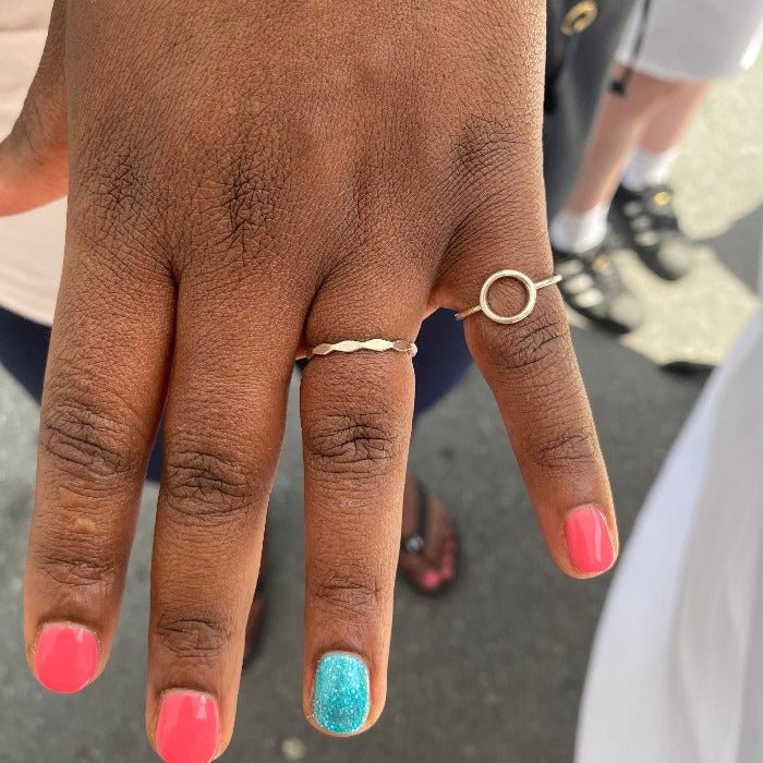 CERCLE | Bague en argent sterling 925 - Velora Luxury Fashion