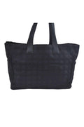 CHANEL New Travel Line Vintage Tote Bag Nylon Leather Black Junk 1911J - Velora Luxury Fashion