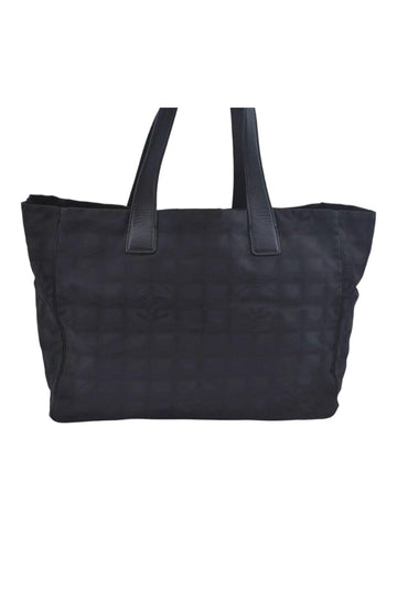 CHANEL New Travel Line Vintage Tote Bag Nylon Leather Black Junk 1911J - Velora Luxury Fashion