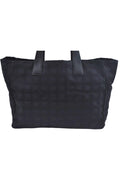 CHANEL New Travel Line Vintage Tote Bag Nylon Leather Black Junk 1911J - Velora Luxury Fashion