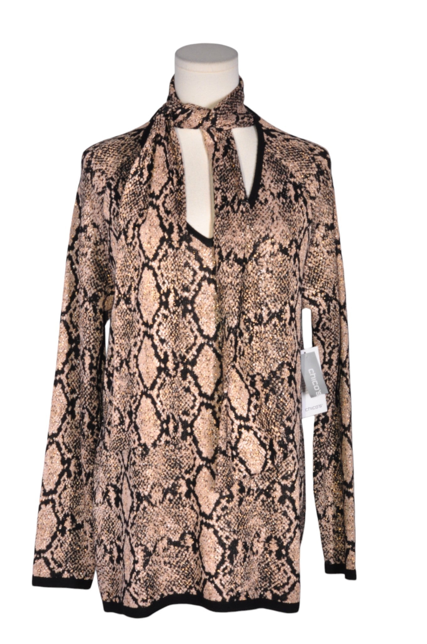 CHICO'S Women Blouses Regular fit in Brown - 2 - Velora Luxury Fashion