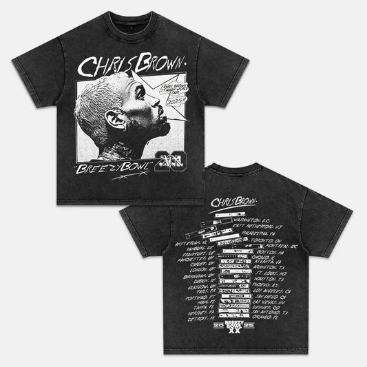 Chris Brown: Breezy Bowl Tour Tee V5 - Velora
