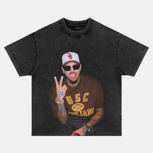 Chris Brown: Music Icon Tee V3 - Velora