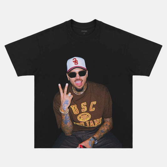 Chris Brown: Music Icon Tee V3 - Velora