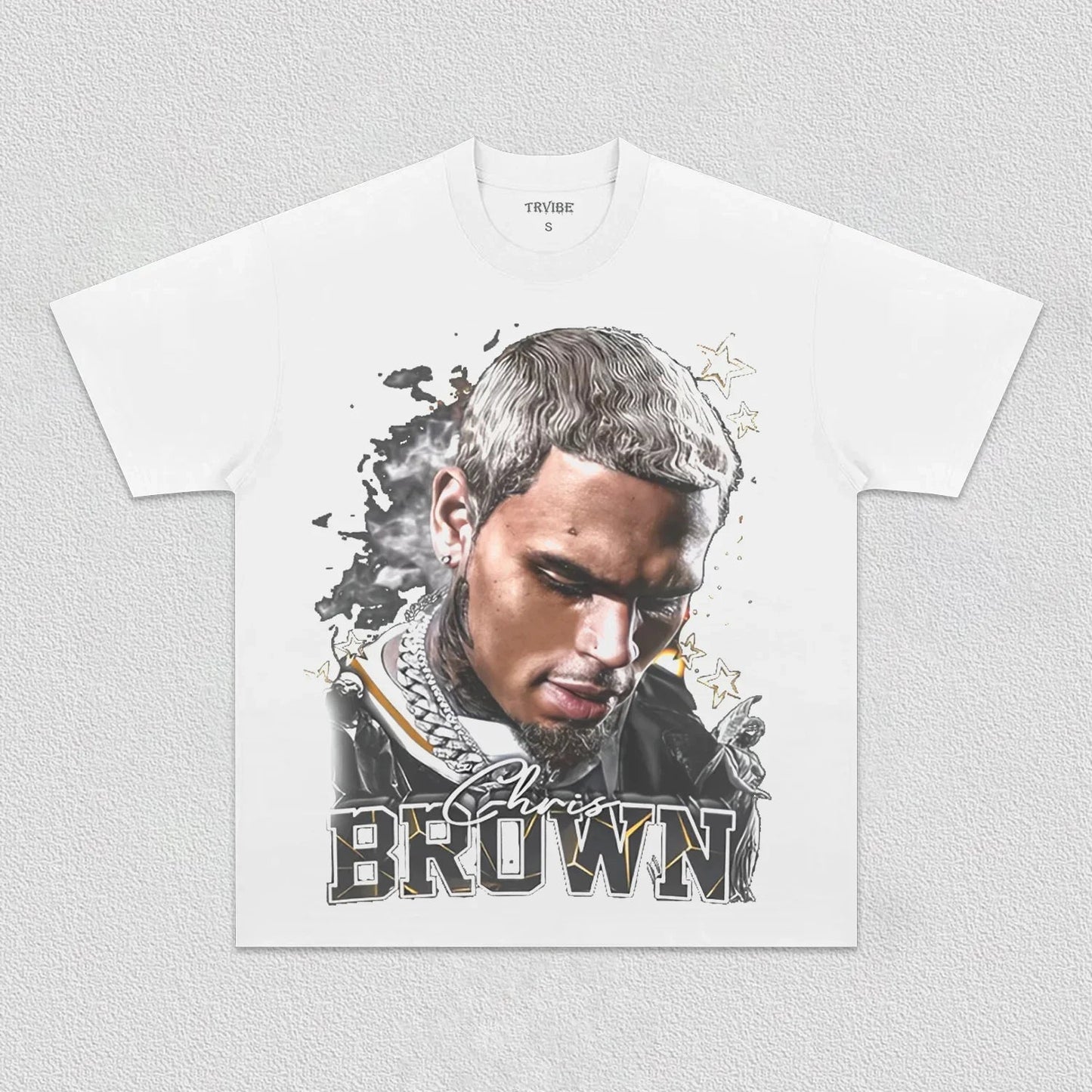 Chris Brown: Music Icon Tee V7 - Velora