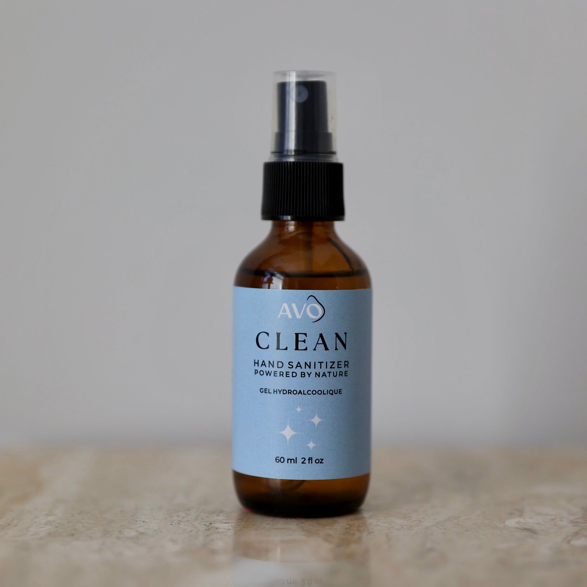 CLEAN Hand Sanitizer Powered By Nature 2oz - Velora Luxury Fashion