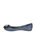 COACH Women Flat Shoes Regular fit in Blue - 6.5 - Velora Luxury Fashion