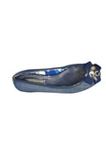 COACH Women Flat Shoes Regular fit in Blue - 6.5 - Velora Luxury Fashion