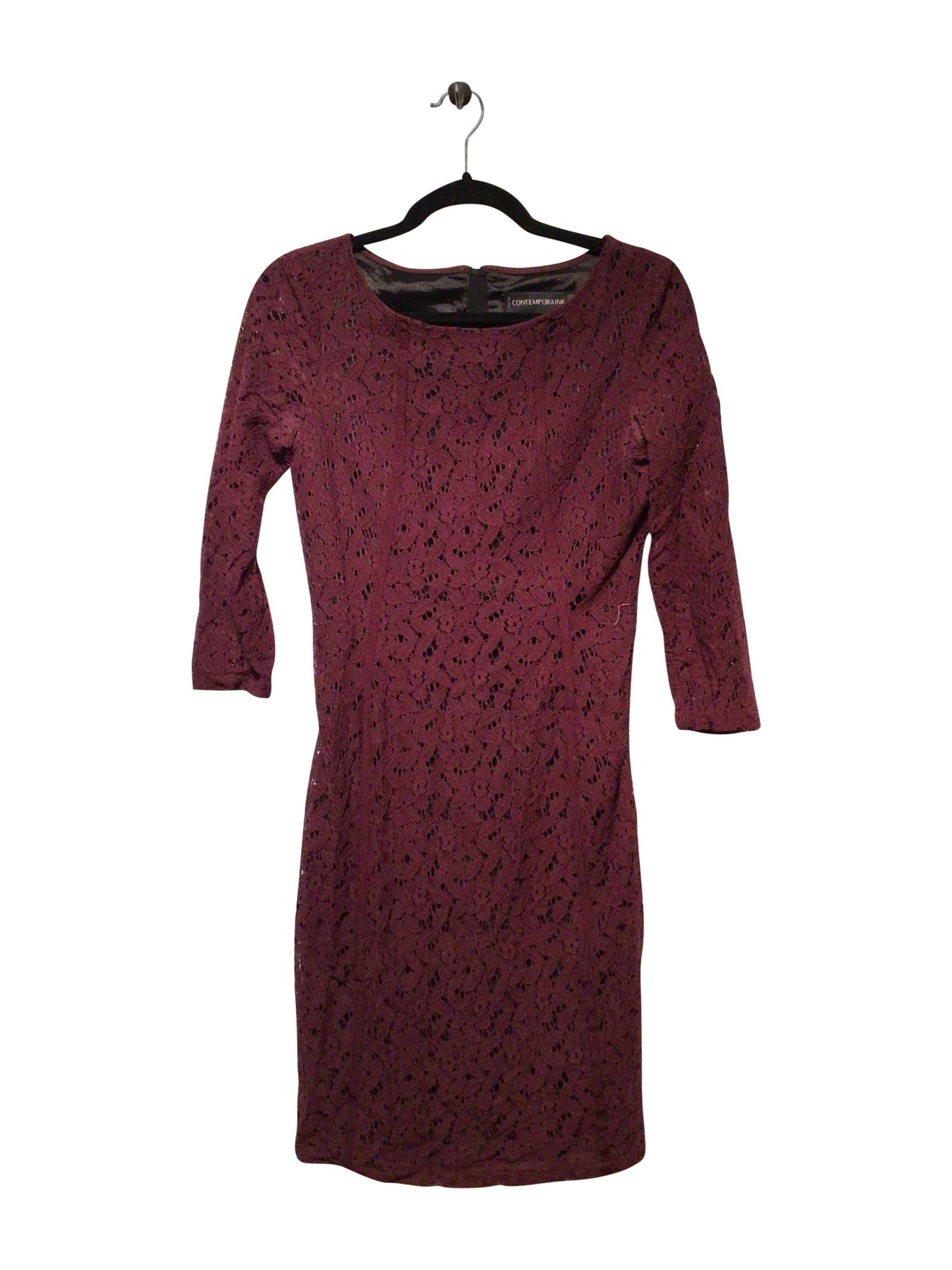 CONTEMPORAINE Regular fit Midi Dress in Red - XS - Velora