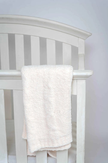 Sea Salt Cable Knit Toddler Blanket