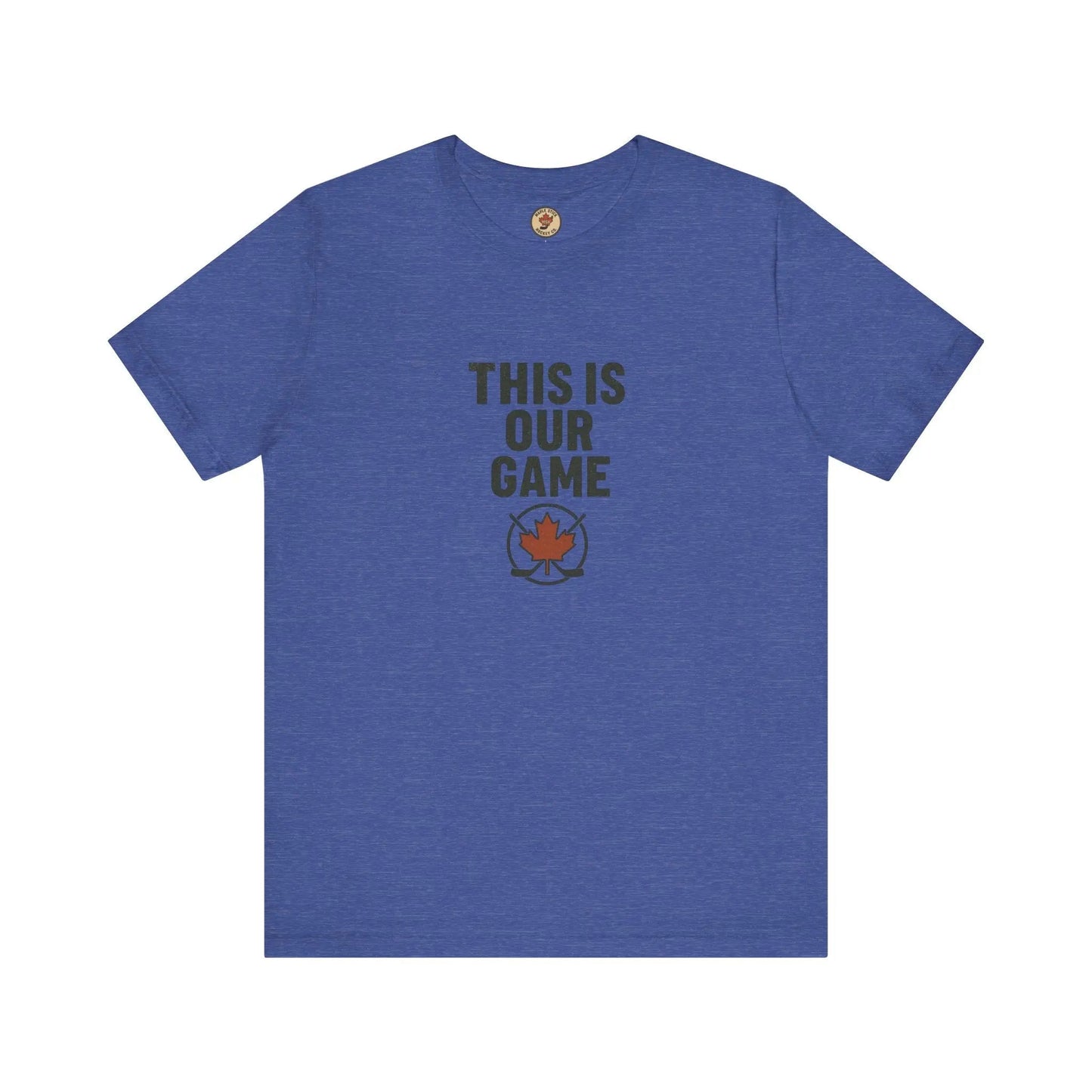 Canada Maple Leaf Hockey T-Shirt – This Is Our Game Tee - Velora Luxury Fashion