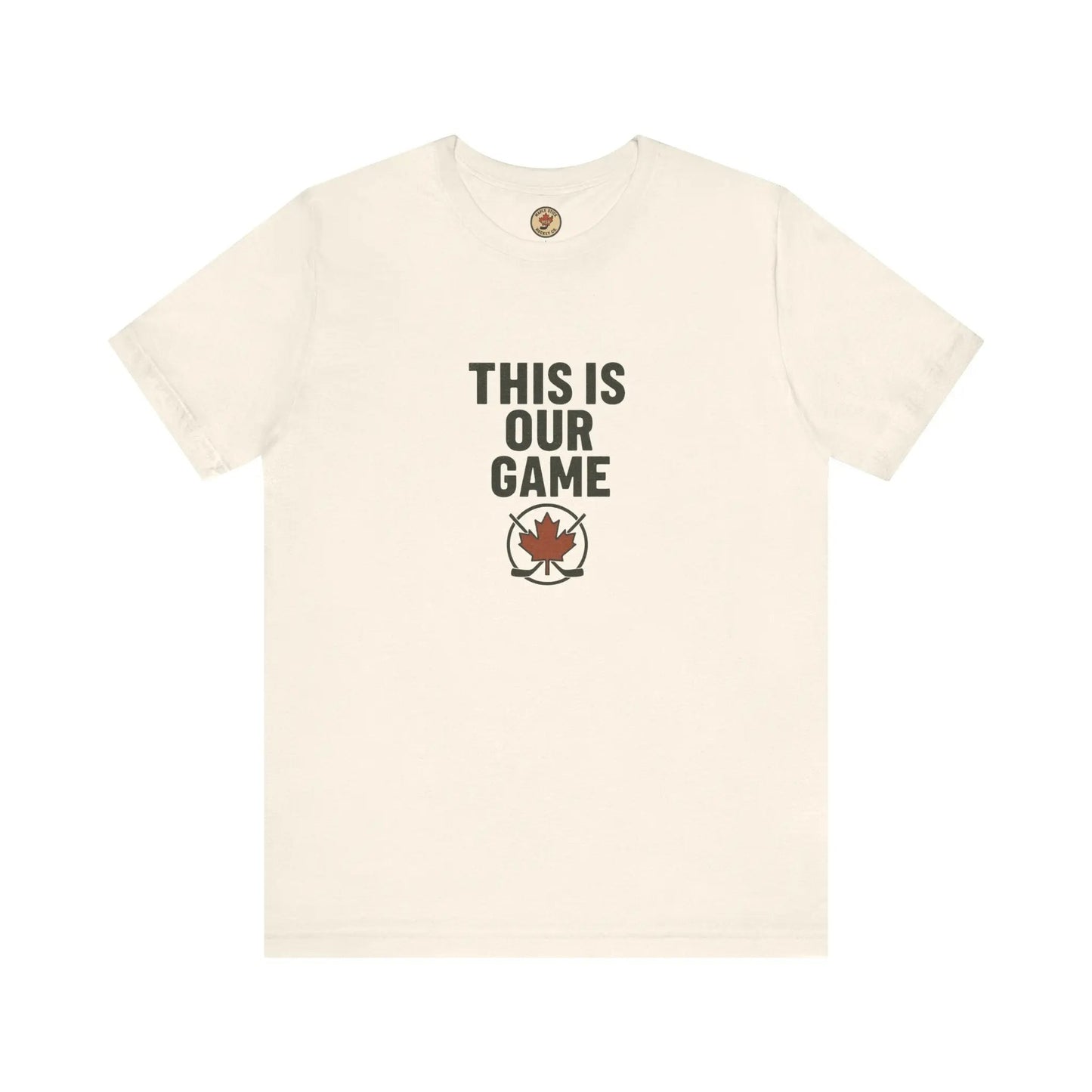 Canada Maple Leaf Hockey T-Shirt – This Is Our Game Tee - Velora Luxury Fashion