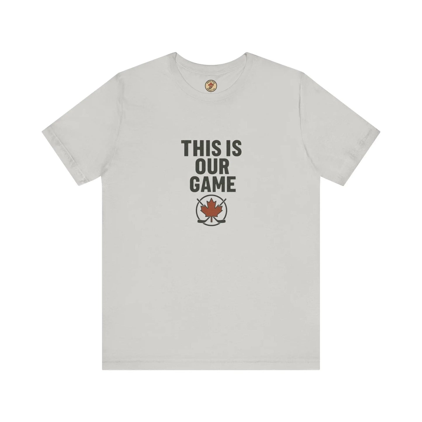 Canada Maple Leaf Hockey T-Shirt – This Is Our Game Tee - Velora Luxury Fashion