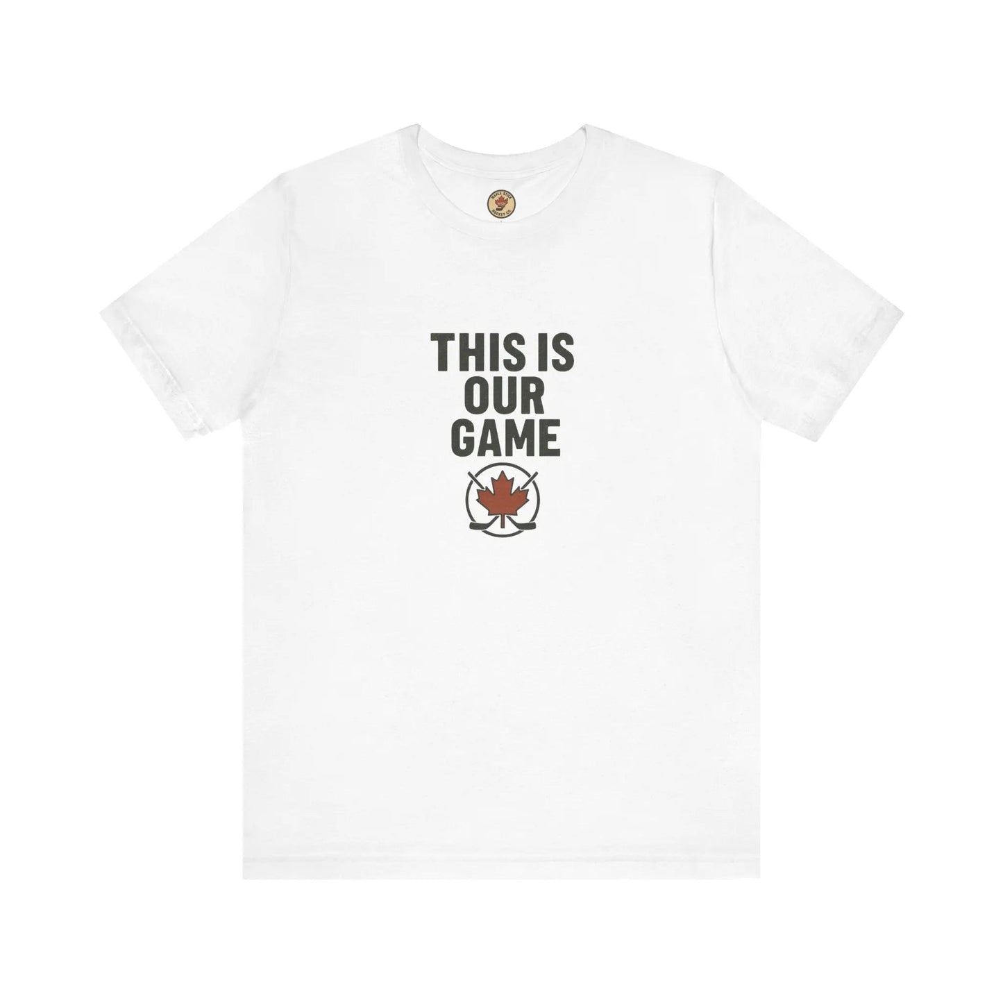 Canada Maple Leaf Hockey T-Shirt – This Is Our Game Tee - Velora Luxury Fashion