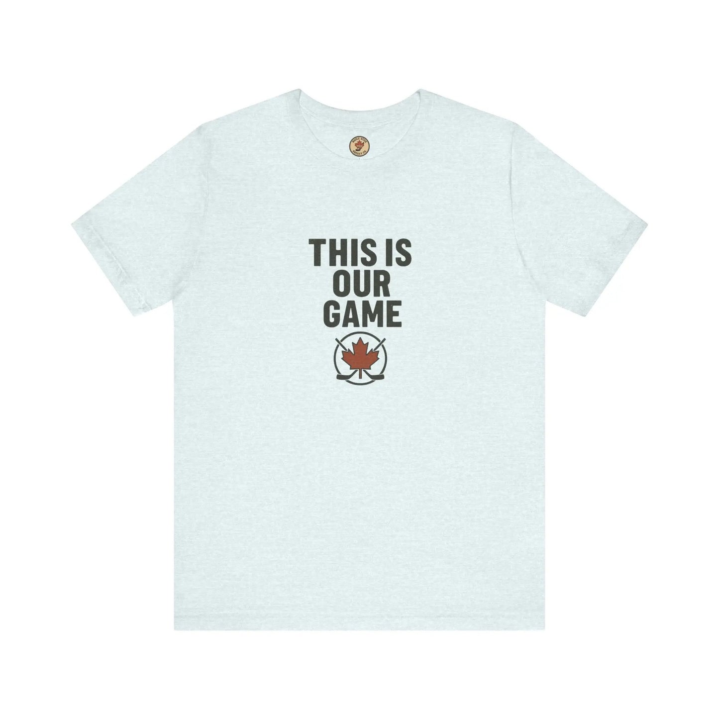 Canada Maple Leaf Hockey T-Shirt – This Is Our Game Tee - Velora Luxury Fashion