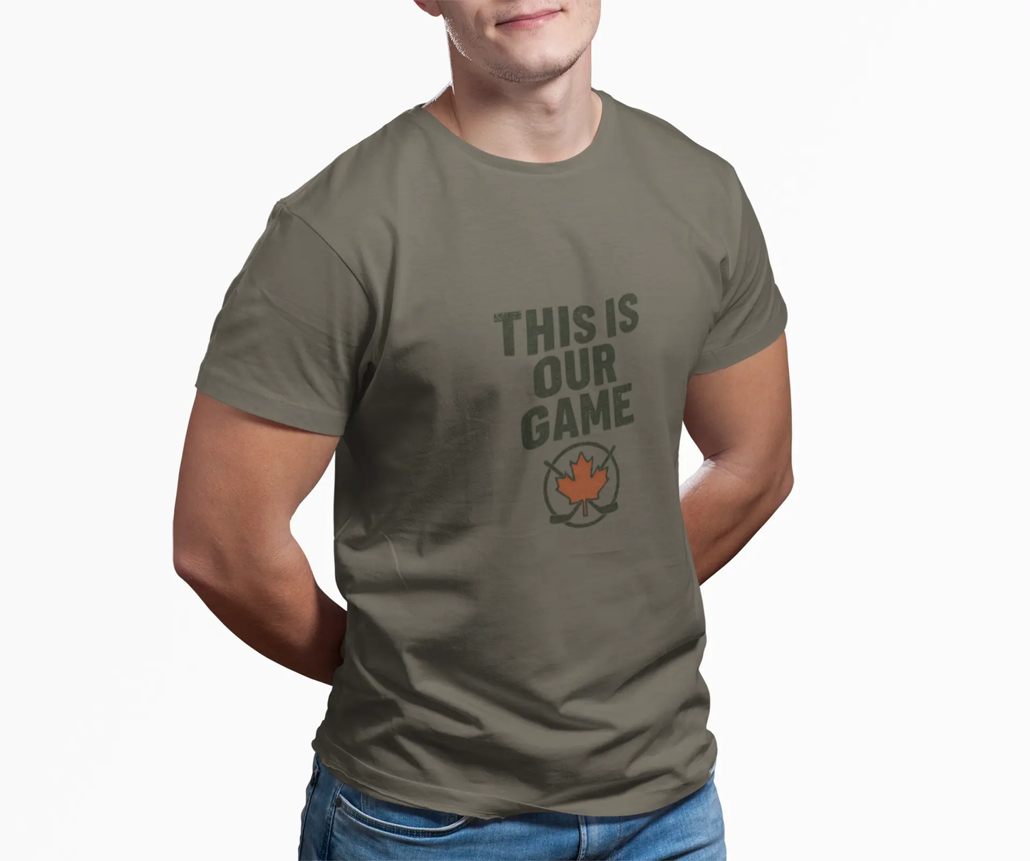 Canada Maple Leaf Hockey T-Shirt – This Is Our Game Tee - Velora Luxury Fashion