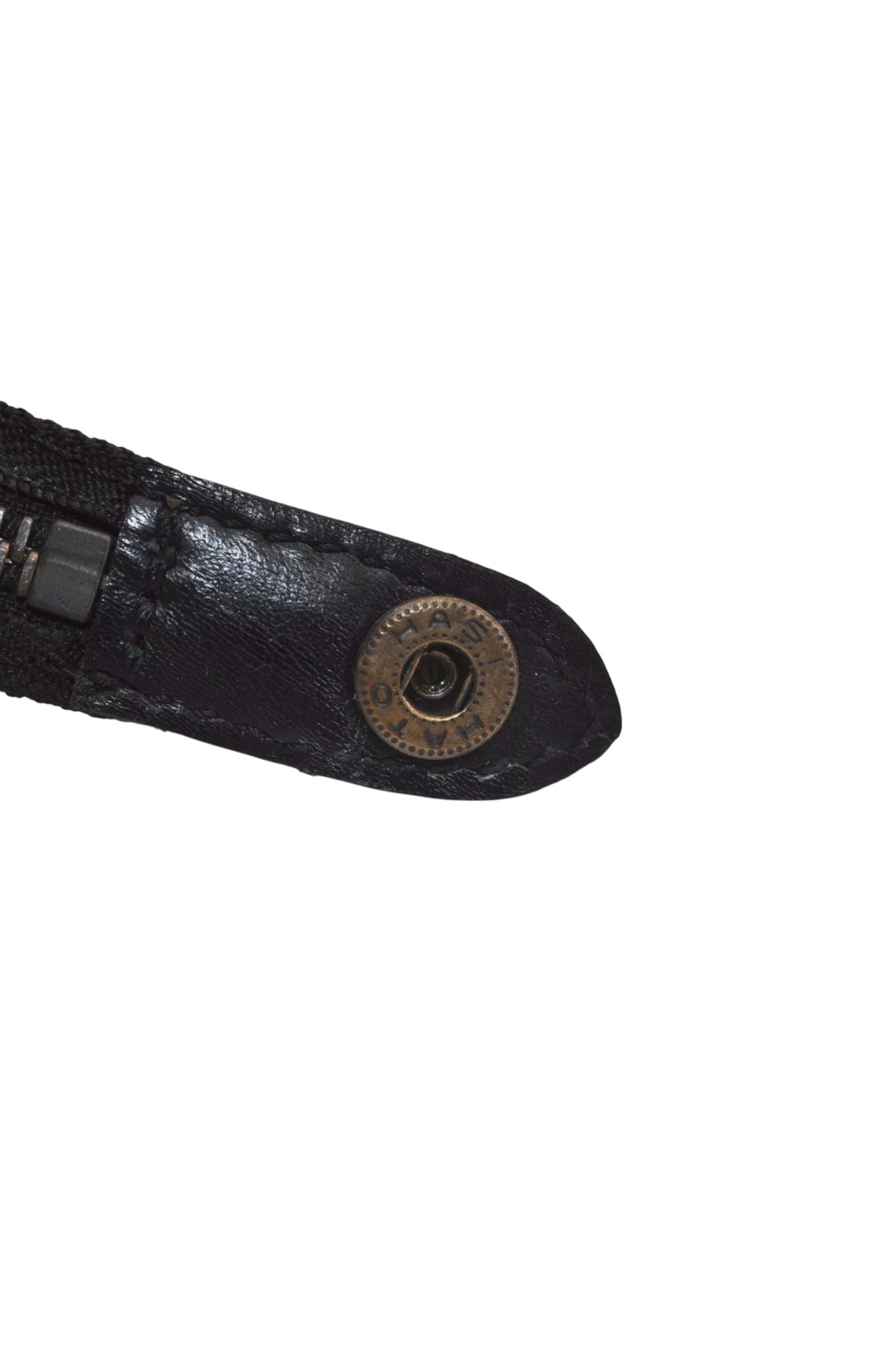 Authentic Burberrys Vintage Leather Clutch Hand Bag Purse Black 6538L - Velora