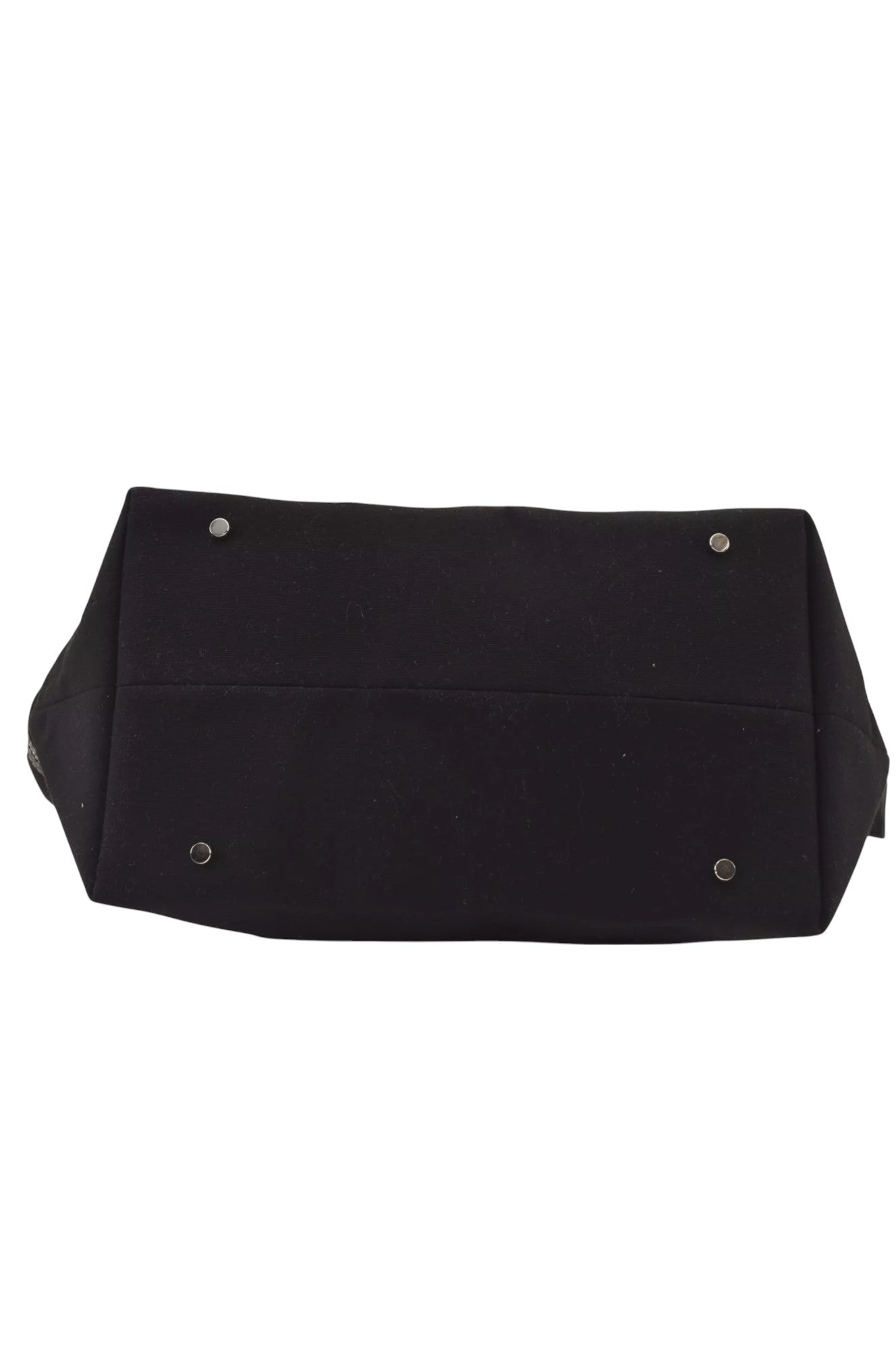 Authentic BURBERRY BLUE LABEL Hand Tote Bag Polyester Leather Black 7082L - Velora