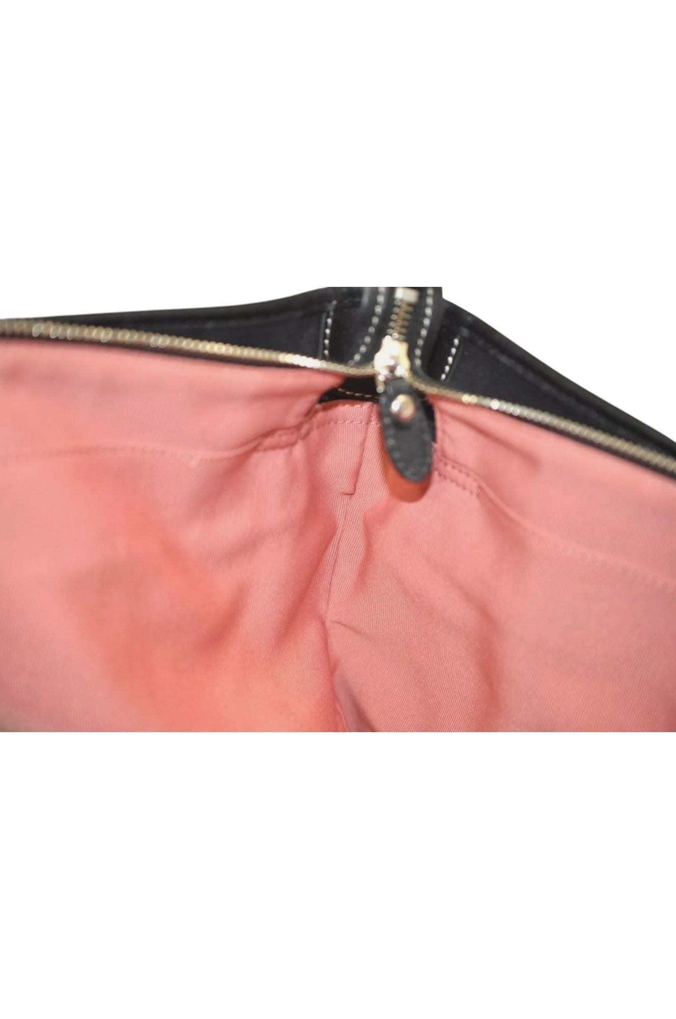 Authentic BURBERRY BLUE LABEL Hand Tote Bag Polyester Leather Black 7082L - Velora