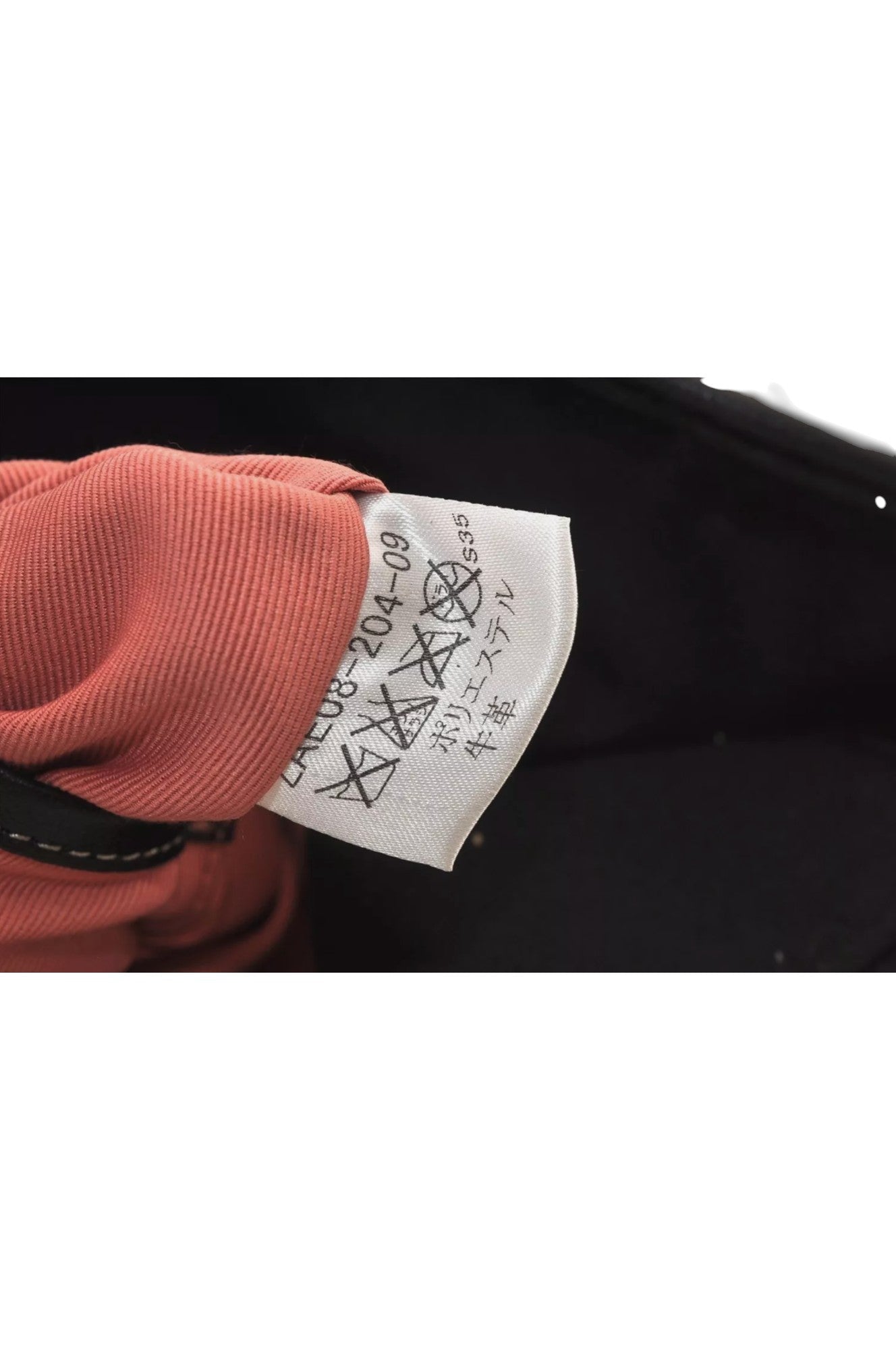 Authentic BURBERRY BLUE LABEL Hand Tote Bag Polyester Leather Black 7082L - Velora