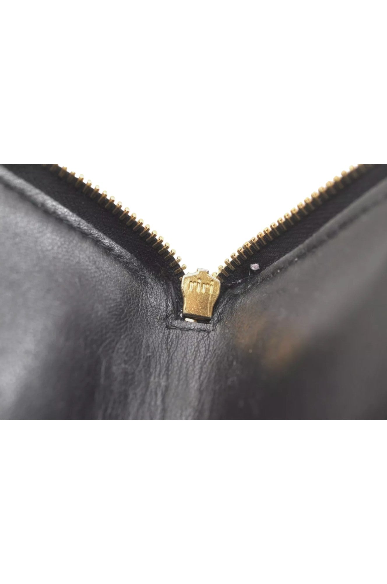 Authentic MIU MIU Vintage Matelasse Leather Coin Case Purse Black 8330L - Velora