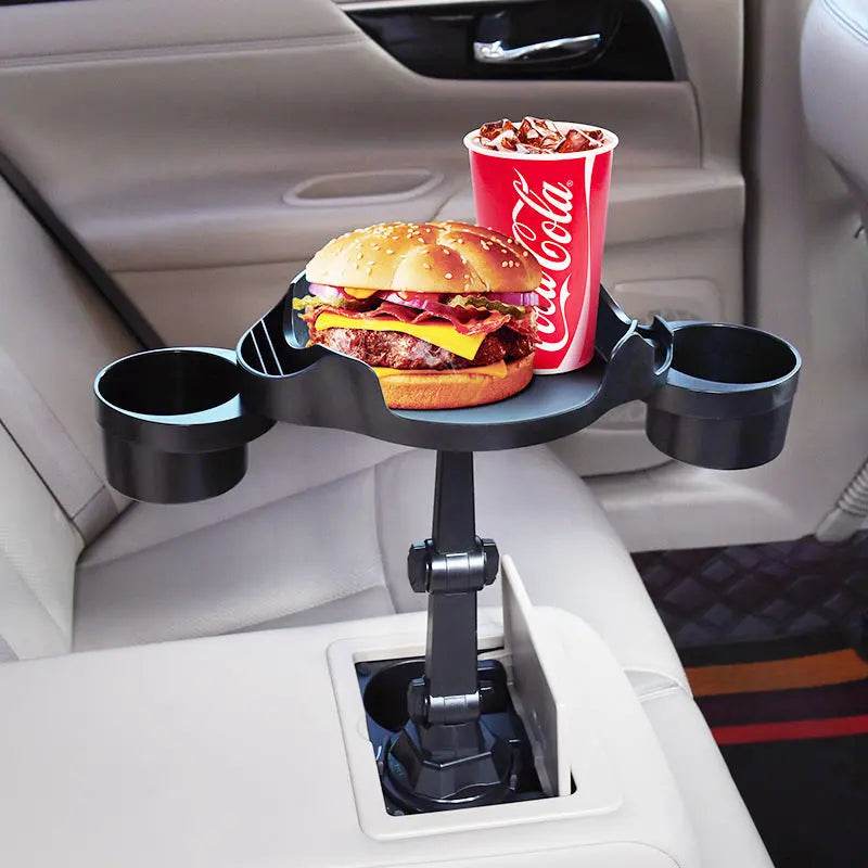 Car Small Dining Plate Dining Tray Foldable Cup Holder - Velora