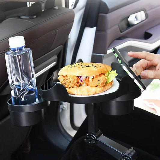 Car Small Dining Plate Dining Tray Foldable Cup Holder - Velora