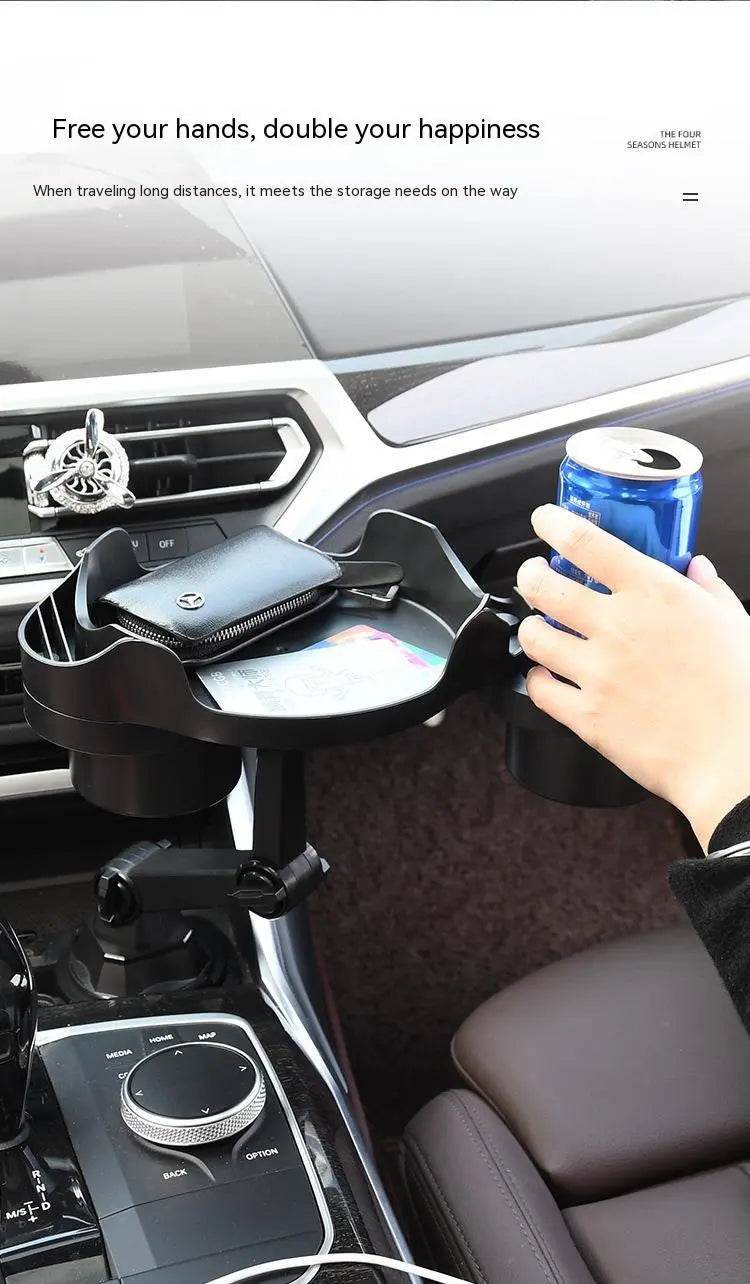 Car Small Dining Plate Dining Tray Foldable Cup Holder - Velora