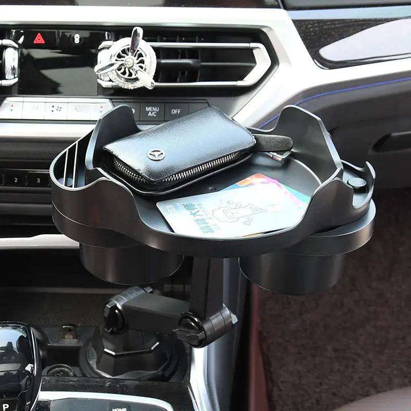 Car Small Dining Plate Dining Tray Foldable Cup Holder - Velora