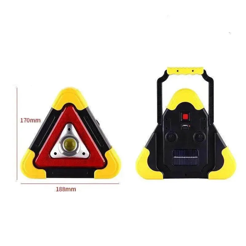 Car Tripod Warning Sign Parking Reflective Solar Light