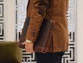 Caraquet Leather Travel Organizer -  Walnut Brown - Velora Luxury Fashion